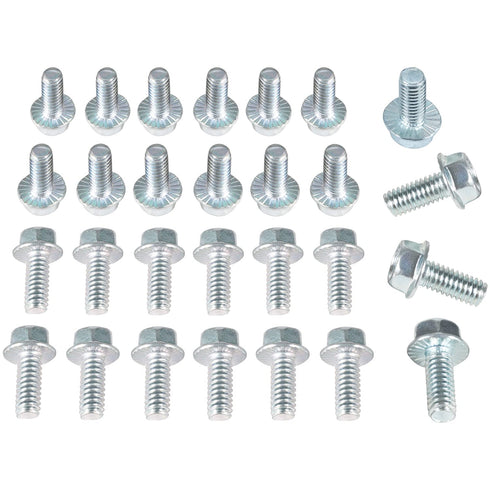 Oil Pan Bolt Kit SBC SBF Fit for 1955-1998 Chevy Small Block V8 Engines 265 283 305 307 327 350 383 400 & Small Block Ford V8 260 289 302 351W & O...