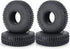 RCHUBAM 4PCS 1.0" Crawler Tires Rubber Tires 65mm for 1/18 TRX4M 1/24 Axial SCX24 Deadbolt Bronco RC Crawler Car...