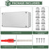 EYPINS Electrical Junction Box,8inch Electrical Enclosure Boxes,ABS Plastic Dustproof Waterproof IP65 Universal Electric Wires Box,Surface Mounted...