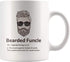 Panvola Bearded Funcle Definition Mug Uncle Gifts From Niece Nephew Brother Sister Father's Day Funny Bearded Uncle Ceramic Coffee Cup 11 oz White...