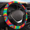 Spiral Rainbow Tie Dye Auto Car Steering Wheel Cover Universal 15 Inch Neoprene Interior Decor Protection Accessories...
