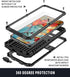 MIYI for Samsung Galaxy S21 Plus/S21+ 5G Case, Aluminum Metal Gorilla Glass Waterproof Shockproof Military Heavy Duty Sturdy Protector Cover Hard ...