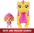 Paw Patrol, Rescue Knights Skye and Dragon Scorch Action Figures Set, Kids Toys for Ages 3 and up...