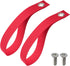 Rear Buttom Seat Pull Strap Compatible for 20-23 Toyota Tacoma,2 Pack Practical Pull Strap with Stainless Steel Screw(Red)...