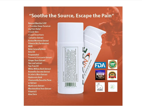 Pain Relief Cream - Joint Soreness, Sports Pain, Muscle Relaxer. Powerful Inflammation Rub for Arthritis, Back, Shoulder, Hand, Leg, & Knee Pain –...
