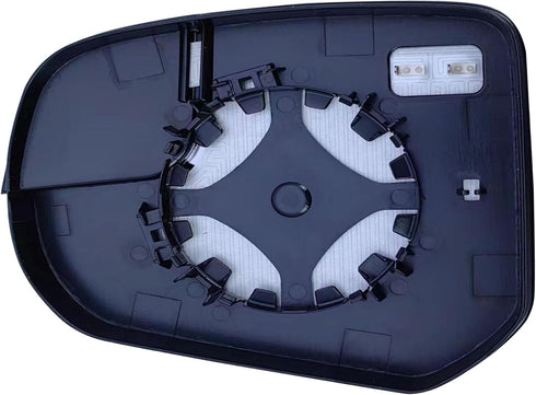 Passenger Right Side Replacement Mirror Glasses Small Housing With Heated And Plate Fit Ford Transit Connect XL,XLT and TITANIUM From 2014-onward...