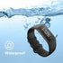 2 Pack Waterproof Bands Compatible with Fitbit charge 3 / Fitbit charge 4 / Fitbit Charge 3 SE, Classic Soft Sports Replacement Wristbands for Wom...