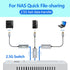 2.5G USB to Ethernet Adapter, USB 3.0 to RJ45 Ethernet Adapter, Gigabit LAN Adapter for Nintendo Switch, Xbox 360, Laptop, Computer, Mac, Chromebo...
