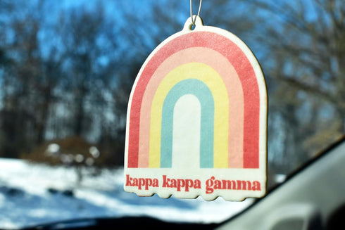 Kappa Kappa Gamma - Rainbow Air Freshener - 2/Pack - Flowers & Sunshine Scent...