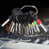 Terminal Removal Tool, 18Pcs Car Wire Harness Plug Terminal Extractor Pick Connector Crimp Pin Back Needle Remove Tool Terminal Removal Tool Kit W...