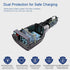 USB C Car Charger with Voltage Display 20W PD Fast Car Charger with & USB5V2.4A Adapter, Car Voltmeter Meter Battery Monitor...