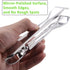 Ice Tongs for Ice Bucket 6-3/4 Inch - Set of 2 - Premium 18/8 Stainless Steel Ice Tongs with Teeth for Ice Sugar Cubes Tea Party Coffee Bar Food S...