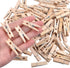 Wooden Craft Pegs, 100 Pieces of Natural Wooden Clothespins Photo Paper Peg Pin Craft Clips for Home School Arts Crafts Decoration - 3.5cm / 1.38 ...