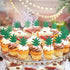 48PCS Pineapple Cupcake Donut Cake Toppers, Pineapple Cute Cupcake Picks for Summer Tropical Hawaiian Party Cake Decorations...