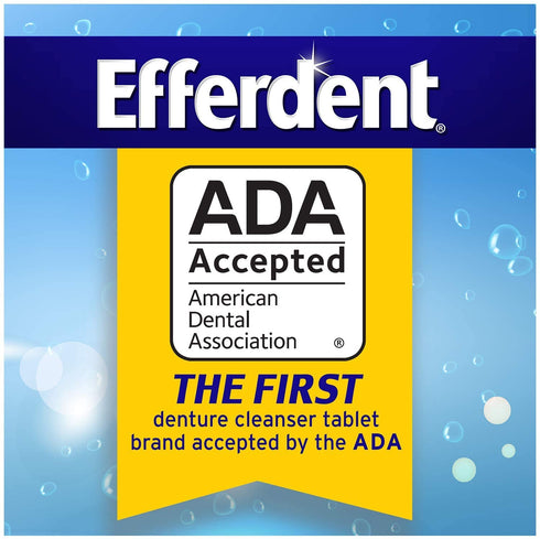 Efferdent Plus Mint Anti-Bacterial Denture Cleanser | 90 Tablets...