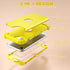 IDweel for iPhone SE 2020 Case with Screen Protector,for iPhone SE 2022 Case, 3 in 1 Shock Absorption Slim Fit Heavy Duty Hard PC Cover Soft Silic...