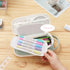 Dugio Big Pencil Case for Girls Teens Kids Zipper Pencil Pouch with Handle Organizer Pencil Bag Aesthetic Pencil Pen Case for School Green...