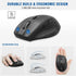 E-YOOSO Wireless Mouse, Computer Mouse 18 Months Battery Life Cordless Mouse, 5-Level 4800 DPI, 6 Button Ergo Wireless Mice, 2.4G Portable USB Wir...