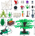 Farm Animals Building Blocks Toys Garden Park Trees and Flowers Classic Botanical Accessories Bricks for Boys Girls Kids Age 6+ Gifts?Include 1 Pc...