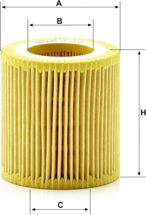 MANN-FILTER HU 8011 Z Oil Filter - Cartridge...