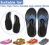 Dr.Foot Arch Support Shoe Inserts for Plantar Fasciitis Relief, Self-Adhesive Arch Pads Heel Cushion for Flats, Heel Pain, Gel Arch Insoles for Me...