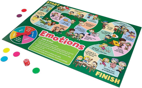 Junior Learning Social Skills Board Games, 4 Games, Ages 5-8, Empathy & Manners, Grade 1-2...
