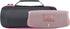 co2CREA Hard Travel Case replacement for JBL Charge 4 / replacement for JBL Charge 5 Waterproof Bluetooth Speaker (Black Case + Pink Zipper)...