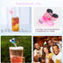 9 pcs Silicone Straw Covers Cap for Stanley 20 30&40 Oz Cup,10mm Diameter Different Cute Mouse Ears Straw Toppers for Stanley 40Oz Tumbler, Dust-P...
