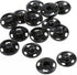 Sew-On Snaps,Black Press Buttons,Pack of 10,15mm...