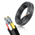 14 Gauge 4 Conductor Wire, 10FT 14/4 Tinned Copper 4 Wire Cable, Stranded Electrical Wires for Speaker,Automotive,Thermostat,Trailer,Irrigation,Sp...