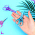 3Pcs Small Scissors All Purpose Craft Scissors Stainless Steel Scissors with Protective Cover Mini Detail Craft Scissors Precision Straight Fine T...