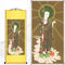Zzooi Ksitigarbha Silk Hanging Painting Wall Art Hanging Scroll,Ksitigarbha Bodhisattva...