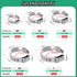 Twidec/48PCS 3/8",1/2",3/4",5/8",1" PEX Cinch Clamps Kit 5 size,Stainless Steel Pex Crimp Rings,Single Ear Hose Clamps For Pex Pipe Fitting Connec...
