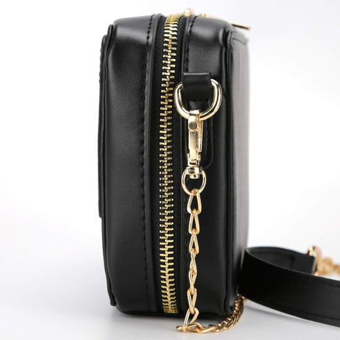 QiMing Retro Tape Shaped Evening Purse,PU Audio Cassette Crossbody HandBag for Women...