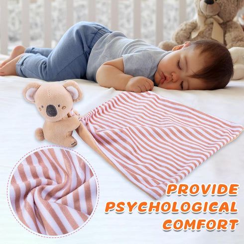 security blanket for girls boy baby toys soft comfortable Newborn (brownkoala) 1pcs...