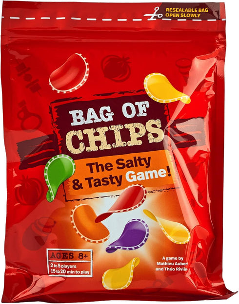 Blue Orange Games Bag of Chips Board Game - Family or Adult Party Strategy Board Game for 2 to 5 Players. Recommended for Ages 8 & Up....