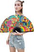 Amajiji Large Folding Hand Rave Fan Popping Fan for Line Dancing Clacking Fans for Boots On The Ground Dance,Party,Decoration,Festival (Dream ?low...