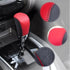 Compatible with DIY Genuine Leather Gear Shift Knob Cover Interior Accessories Protective Cover for Nissan Rogue 2014 2015 2016 2017 2018 2019 202...