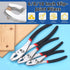 Glarks 6 Inch 8 Inch 10 Inch Slip Joint Pliers, Chrome Vanadium Steel Body with Non-Slip Handle and Rivet Joint Assembly...