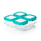 OXO Tot Baby Blocks Freezer Storage Containers Teal (4 Oz)...