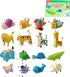 MIREONETRY Origami Kit for Kids Ages 6+,16 Style 3D Animal Origami Paper Kit,Easy Origami Paper Art for Beginners Kids Adults,Gifts for Boys&Girls...