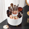Makeup Brush Holder Organizer,360° Rotating Makeup Brush Organizer,5 Slot Make up Brushes Cup for Cosmetics, Nail Polish, Art Supply, Bathroom Van...