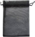 50 Pcs Per Pack 5x7 Gifts Wrap Bags Black, Organza Sheer Fabric, Drawstring Transparent Mesh Bags for Baby Shower Favor,Anniversary,Dried Lavender...
