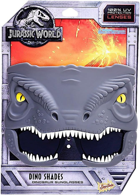Sun-Staches Jurassic World Blue Raptor Costume Sunglasses | Dinosaur Party Favors | UV400 | One Size Fits Most...