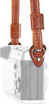 MegaGear MG1515 Sierra Series Genuine Leather Camera Shoulder or Neck Strap - Brown Compact...