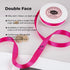 VATIN Double Face Shocking Pink Satin Ribbon 5/8" Continuous 25 Yards,Pink Polyester Fabric Ribbon use for Bows Bouquet, Gift Wrapping, Floral Arr...