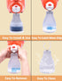 Laundry Detergent Cup Holder, Laundry Fabric Softener Cup Holder Drip Tray Catcher, Adjustable Holder Fits Most Economic Sized Bottles, No More Me...