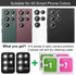 Compatible with Samsung Galaxy S23 Ultra Camera Lens Protector Glitter Bling, S23 Ultra Camera Cover, Tempered Glass Clear Screen Protector Access...