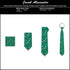 Jacob Alexander Men's Happy Saint Patrick's Day Kiss Me I'm Irish Lucky Symbols Pattern Pre-Tied Zipper Neck Tie - Green...