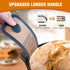 2PCS Silicone Bread Sling, Reusable Bread Baking Mat with Long Handles for Dutch Oven Liners, Non-Stick & Easy Clean Silicone Bread Mat(Circle 2)...